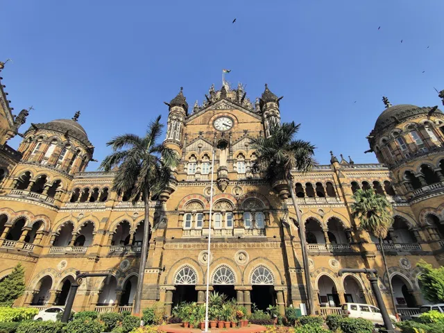 Inside the Dome at Mumbai's Chhatrapati Shivaji Maharaj Terminus
